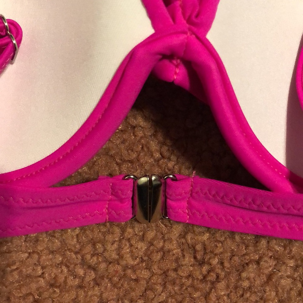 Shein Vibrant Hot Pink Bikini Top - Picture 4 of 6